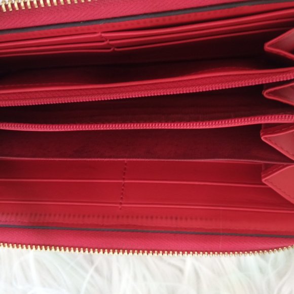 🍎AMAZING EUC! Gucci GG Supreme Ltd Ed Zippy Long Wallet w/ Dust Bag & Box🍎 - Picture 12 of 15